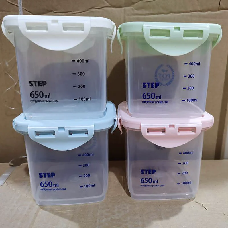 Contenedor hermético con escala